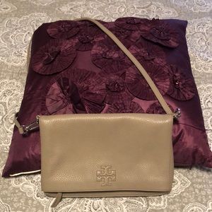 Gray Tory Burch crossbody bag